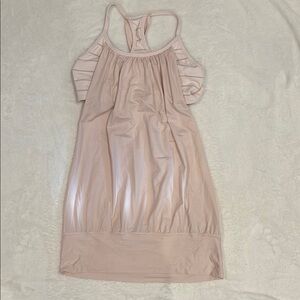 Pink lululemon bra tank top
